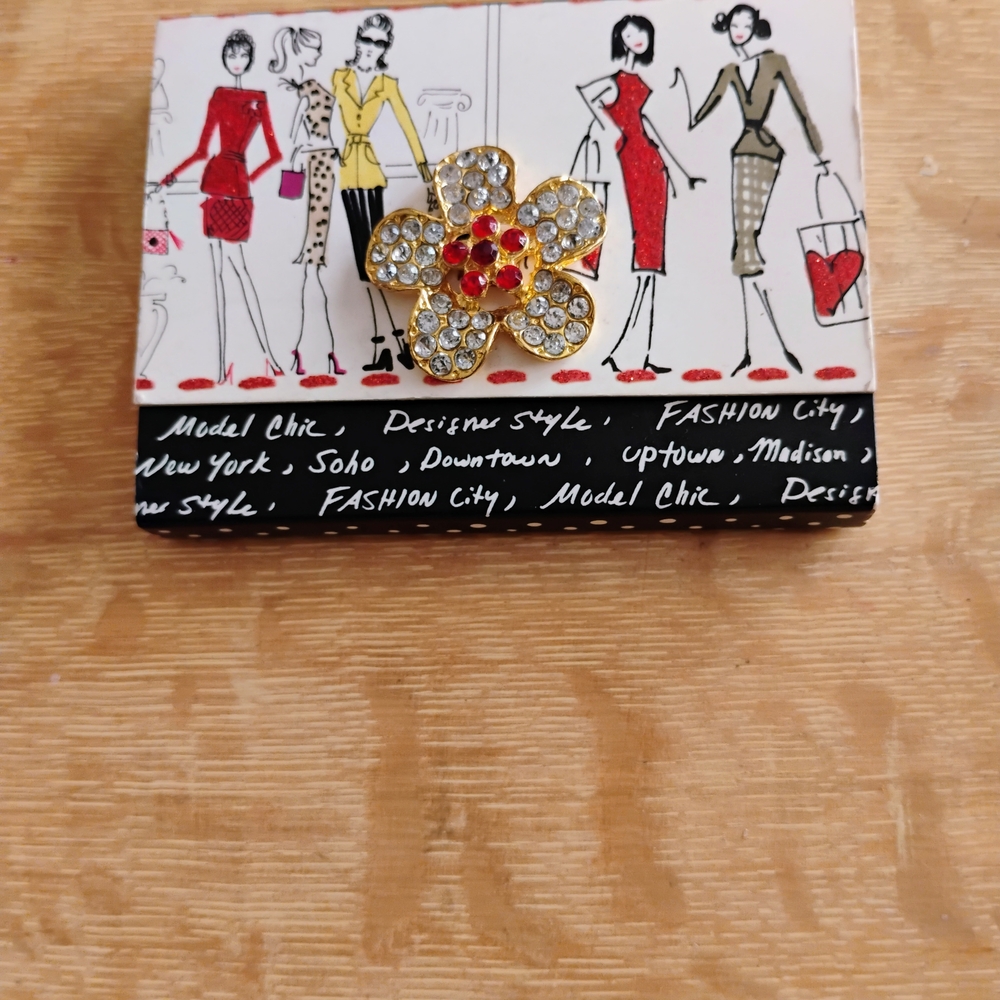 Brighton Black and White Polka Dot Box